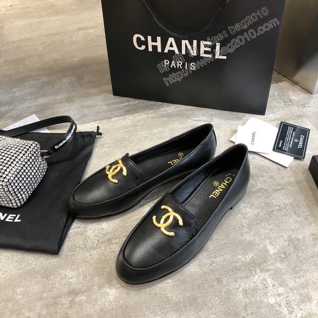 Chanel女鞋 香奈兒2020早春新款單鞋 Chanel女士單皮鞋  naq1278